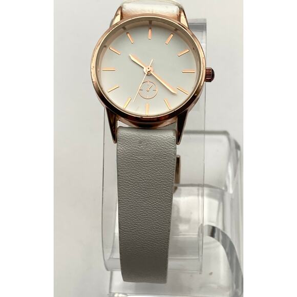 Minimalist Womens Bijou Brigitte Watch 27mm Rose Gold New Battery Adjustable - Picture 5 of 9